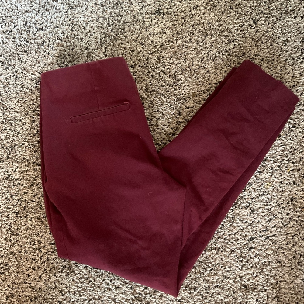 Maroon pants from target